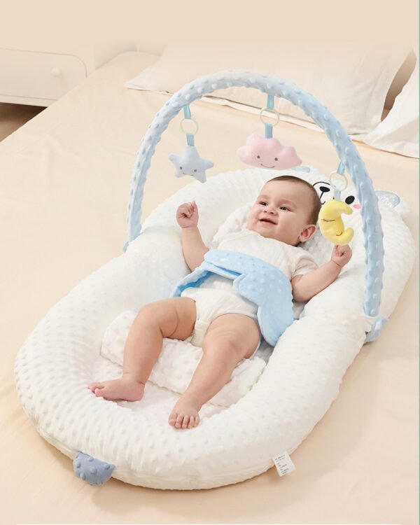 Baby Nest Lounger Anti-Spit Pillow With Day-time Playing